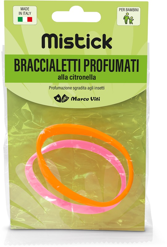 MISTICK BRACCIALETTI ROSA + ARANCIA 2 PEZZI - Apotecalab srl