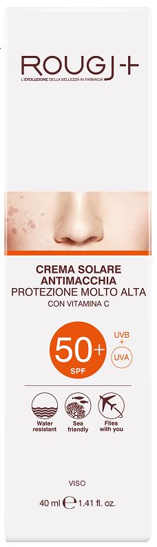 ROUGJ SOLARE SPF50+ VISO ANTIMACCHIA VITAMINA C 40 ML - Apotecalab srl