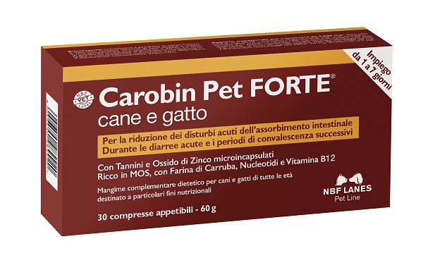 CAROBIN PET FORTE 30 COMPRESSE - Apotecalab srl
