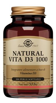 NATURAL VITA D3 1000 100 PERLE SOFTGEL - Apotecalab srl