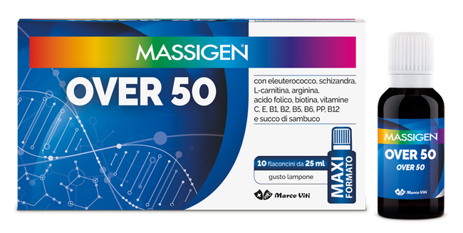 MASSIGEN OVER 50 10 FLACONI DA 25 ML - Apotecalab srl