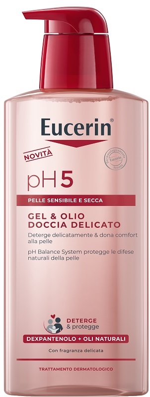 EUCERIN GEL & OLIO DOCCIA DELICATO 400 ML - Apotecalab srl