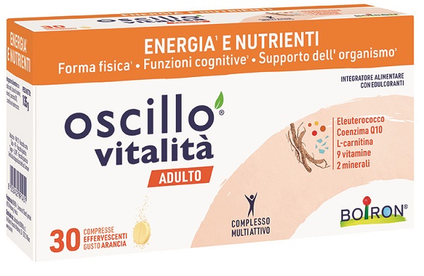 OSCILLO VITALITA' ADULTO 30 COMPRESSE EFFERVESCENTI - Apotecalab srl