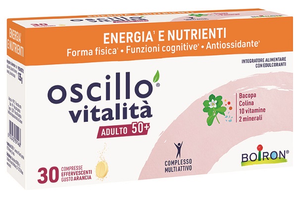 OSCILLO VITALITA' 50+ 30 COMPRESSE EFFERVESCENTI - Apotecalab srl