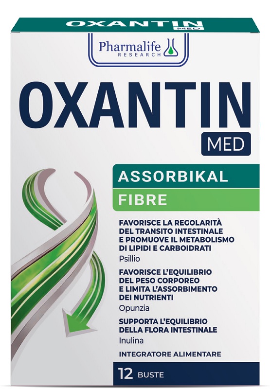 OXANTIN MED ASSORBIKAL FIBRE 12 BUSTINE - Apotecalab srl