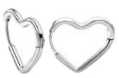 ATELIER FRATTINA 88 ORECCHINO CUORE ARGENTO - Apotecalab srl