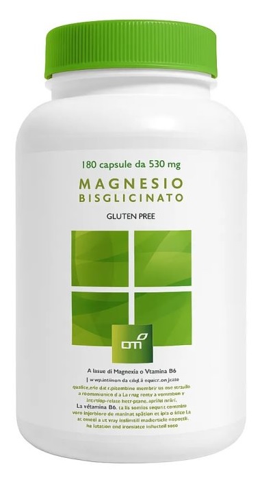 MAGNESIO BISGLICINATO 180 CAPSULE DA 530 MG - Apotecalab srl