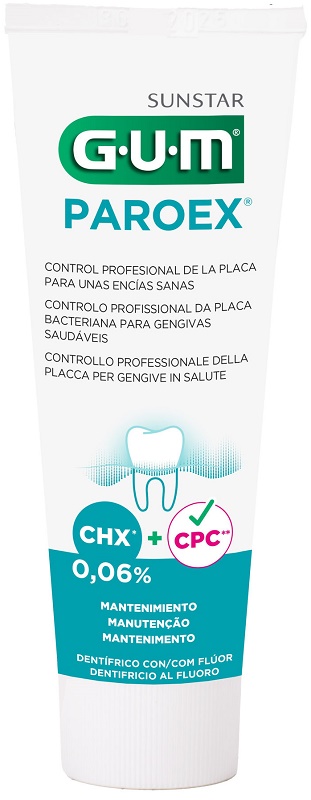 GUM PAROEX 0,06 CHX DENTIFRICIO AL FLUORO 75 ML - Apotecalab srl