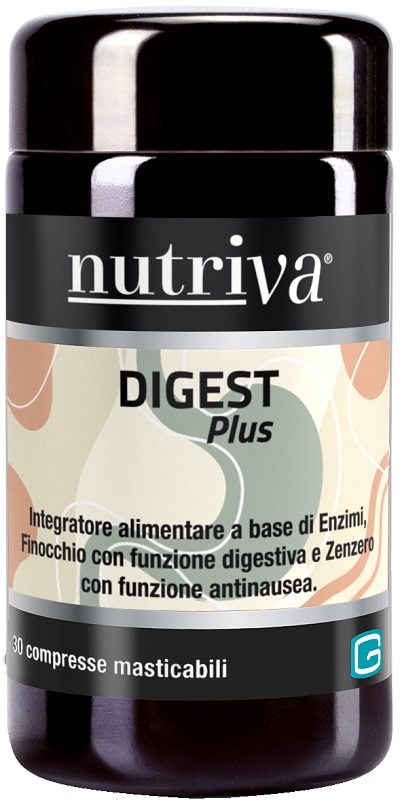 NUTRIVA DIGEST PLUS 30 COMPRESSE MASTICABILI - Apotecalab srl