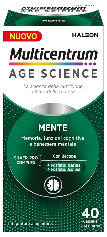 MULTICENTRUM AGE SCIENCE MENTE 40 CAPSULE - Apotecalab srl