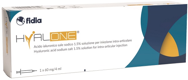SIRINGA INTRA-ARTICOLARE HYALONE ACIDO IALURONICO 1,5% 60 MG 4 ML 1 PEZZO - Apotecalab srl