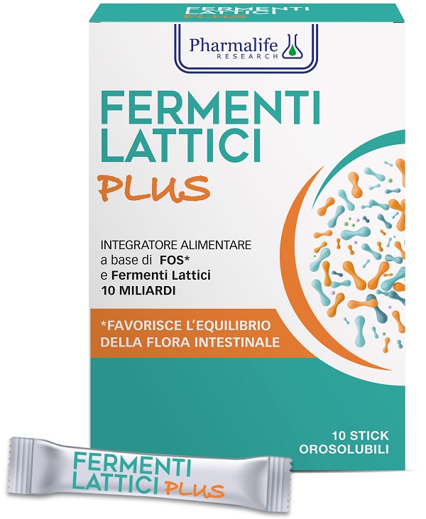 FERMENTI LATTICI PLUS 10 STICK OROSOLUBILI - Apotecalab srl