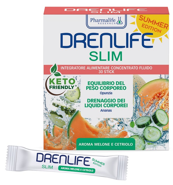 DRENLIFE SLIM SUMMER EDITION 30 STICK DA 10 ML - Apotecalab srl