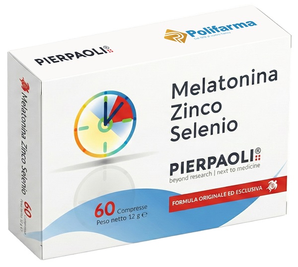 MELATONINA ZINCO SELENIO PIERPAOLI 60 COMPRESSE - Apotecalab srl