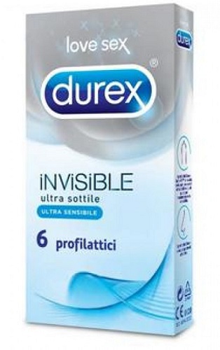 DUREX INVISIBLE PROFILATTICO 6 PEZZI - Apotecalab srl