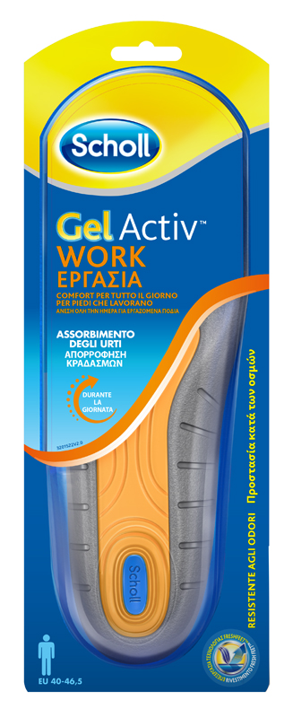 SCHOLL GEL ACTIV WORK UOMO - Apotecalab srl