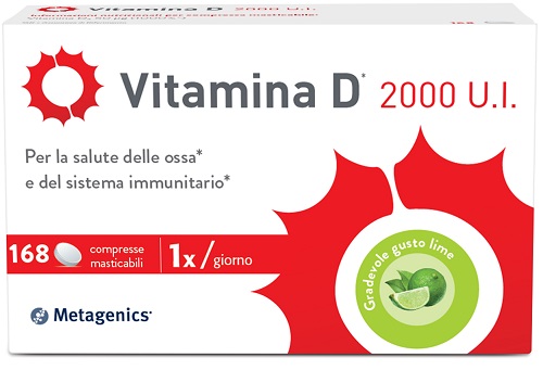 VITAMINA D 2000 UI 168 COMPRESSE MASTICABILI - Apotecalab srl