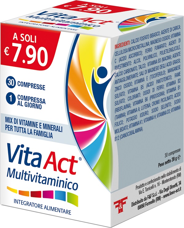 VITA ACT MULTIVITAMINICO 30 COMPRESSE - Apotecalab srl