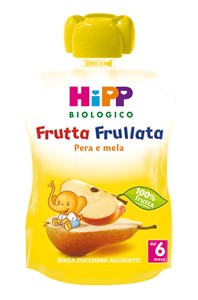 HIPP BIO FRUTTA FRULLATA PERA MELA 90 G - Apotecalab srl