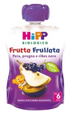 HIPP BIO FRUTTA FRULLATA PERA PRUGNA RIBES 90 G - Apotecalab srl