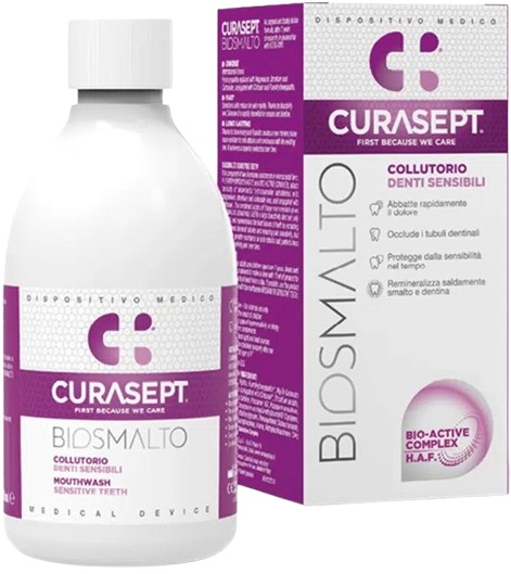 CURASEPT BIOSMALTO COLLUTORIO DENTI SENSIBILI 300 ML - Apotecalab srl