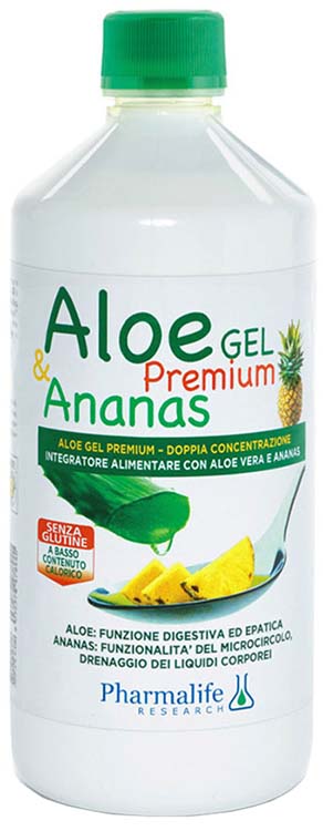 ALOE GEL PREMIUM & ANANAS 1 LITRO - Apotecalab srl