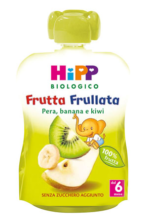 HIPP BIO FRUTTA FRULLATA PERA BANANA KIWI 90 G - Apotecalab srl