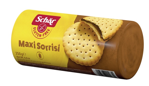 SCHAR MAXI SORRISI BISCOTTI CON CREMA AL CACAO 250 G - Apotecalab srl