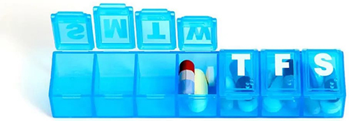 PORTAPILLORE SET MEDSTIMANALE MEDS - Apotecalab srl