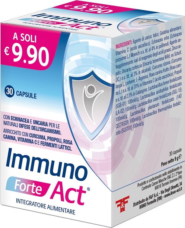 IMMUNO FORTE ACT 30 CAPSULE - Apotecalab srl