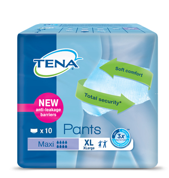 PANNOLONE PULL UP TENA PANTS MAXI TAGLIA EXTRA LARGE 10 PEZZI - Apotecalab srl