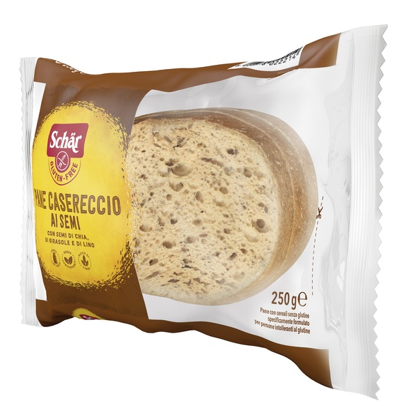 SCHAR PANE CASERECCIO AI SEMI SENZA LATTOSIO 250 G - Apotecalab srl