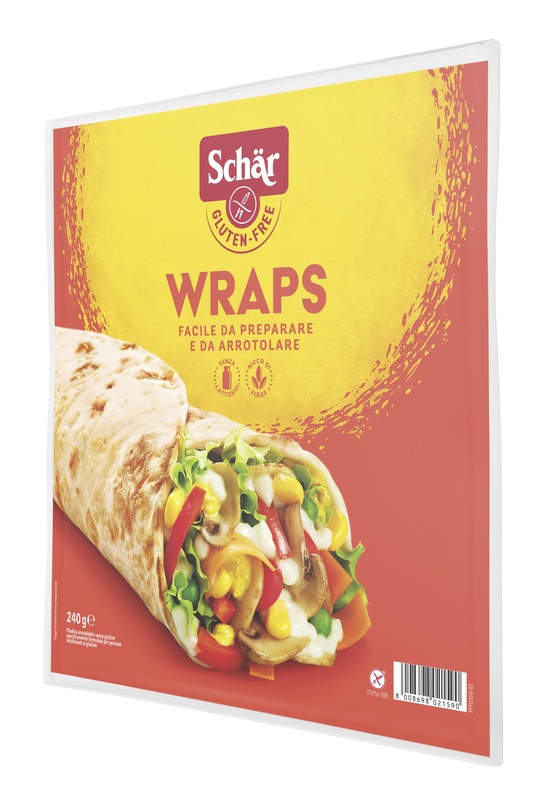 SCHAR WRAPS PIADINA ARROTOLABILE SENZA LATTOSIO 240 G - Apotecalab srl