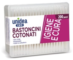 UNIDEA BASTONCINI COTONATI 200 PEZZI - Apotecalab srl