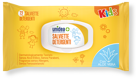 UNIDEA SALVIETTINE UMIDIFICATE BABY 72 PEZZI - Apotecalab srl