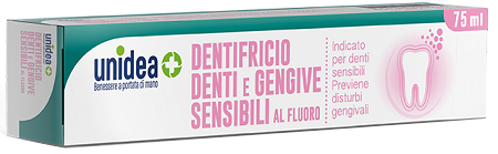 UNIDEA DENTIFRICIO DENTI GENGIVE SENSIBILI 75 ML - Apotecalab srl
