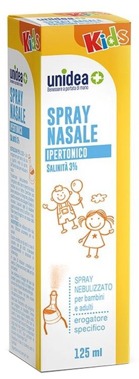 ACQUA DI MARE SPRAY IPERTONICA UNIDEA  125 ML - Apotecalab srl