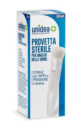 UNIDEA PROVETTA STERILE PER ANALISI URINE 10 ML - Apotecalab srl