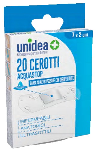 CEROTTO UNIDEA IMPERMEABILE MEDI 7X2 CM 20 PEZZI - Apotecalab srl