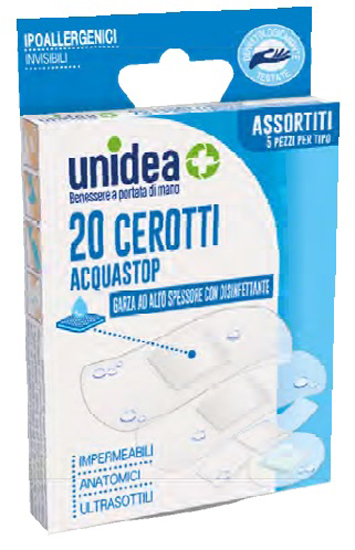 CEROTTO UNIDEA IMPERMEABILE ASSORTITI 20 PEZZI - Apotecalab srl