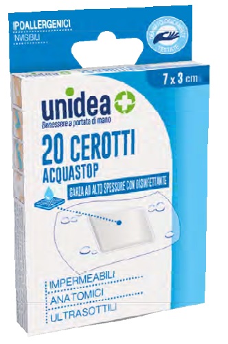 CEROTTO UNIDEA MISURA GRANDE IMPERMEABILE 7X3 CM 20 PEZZI - Apotecalab srl