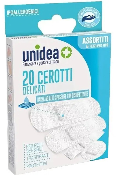 CEROTTO UNIDEA TESSUTO NON TESSUTO ASSORTITI 20 PEZZI - Apotecalab srl
