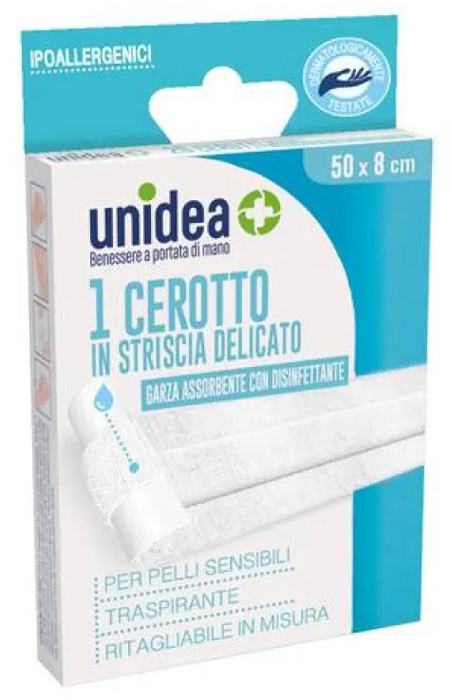 CEROTTO IN STRISCIA UNIDEA TESSUTO NON TESSUTO 50X8 CM - Apotecalab srl