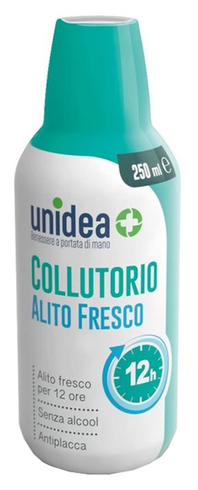 UNIDEA COLLUTORIO ALITO FRESCO 12H 250 ML - Apotecalab srl