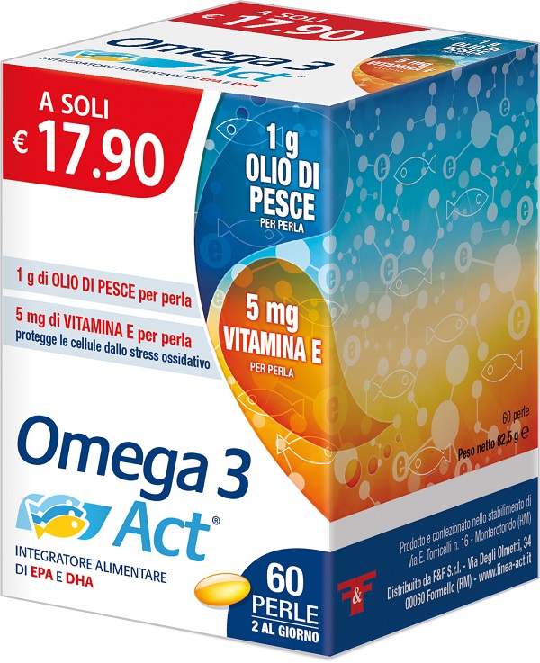 OMEGA 3 ACT 1G 60 PERLE - Apotecalab srl