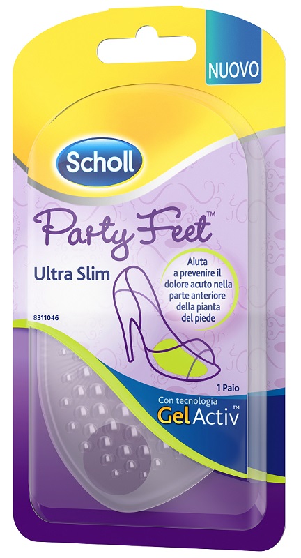 PLANTARE CON CUSCINETTO PARTY FEET GEL ACTIV ULTRA SLIM 1 PAIO - Apotecalab srl