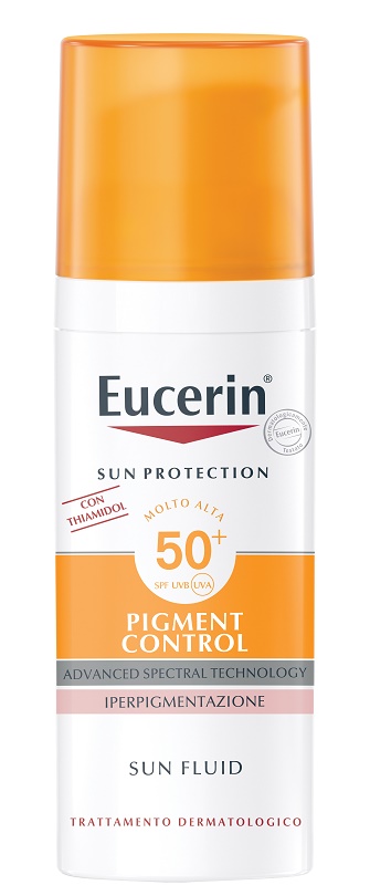 EUCERIN SUN PROTECTION SPF 50+ PIGMENT CONTROL SUN FLUID 50 ML - Apotecalab srl