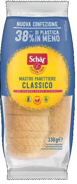 SCHAR CLASSICO DEL MASTRO PANETTIERE PANE BIANCO SENZA LATTOSIO 330 G - Apotecalab srl