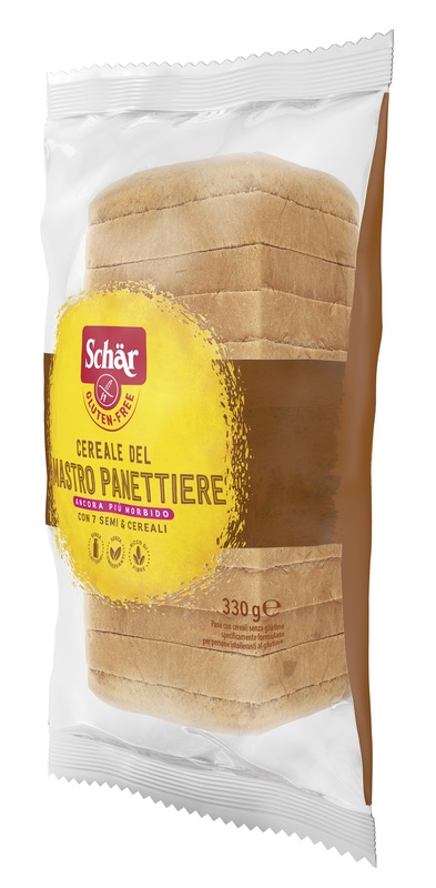 SCHAR CEREALE DEL MASTRO PANETTIERE PANE CON CEREALI SENZA LATTOSIO 330 G - Apotecalab srl