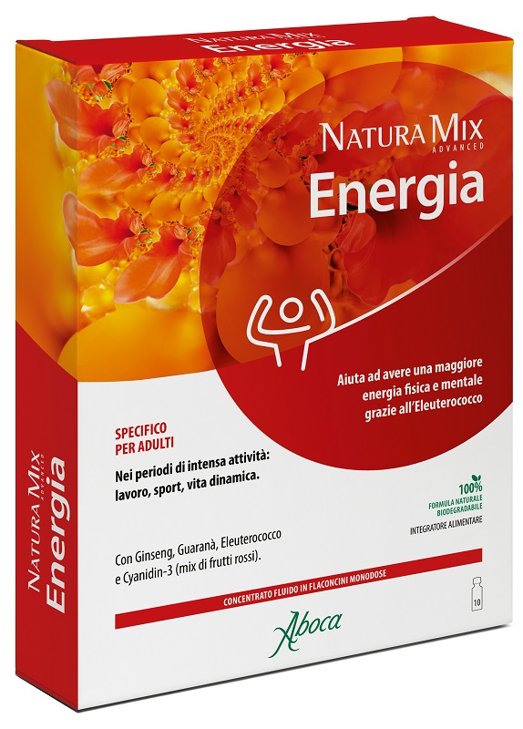 NATURA MIX ADVANCED ENERGIA 10 FLACONCINI DA 15 G - Apotecalab srl